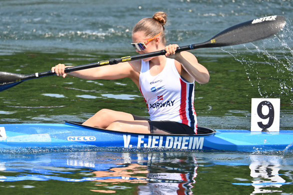 Vilma Fjeldheim fikk sin debut iWC-debut i K4. Her fra en samling i K1. Foto: Privat