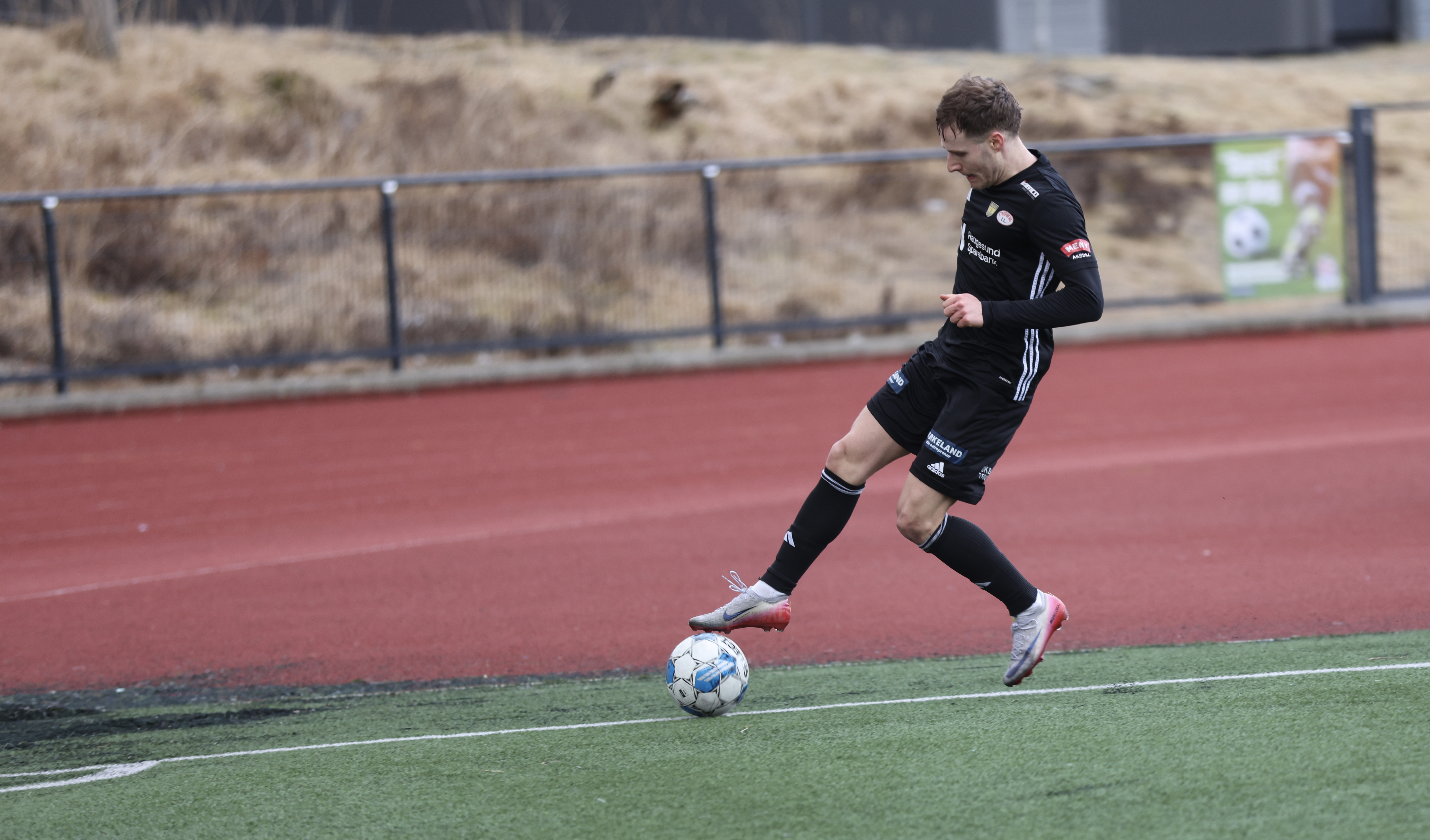 Håvard Hovland scoret årtes første mål for Skjold/Stegaberg i serien. Det endte 1-1 mot KIL 2. Arkivfoto: Alf-Einar Kvalavåg