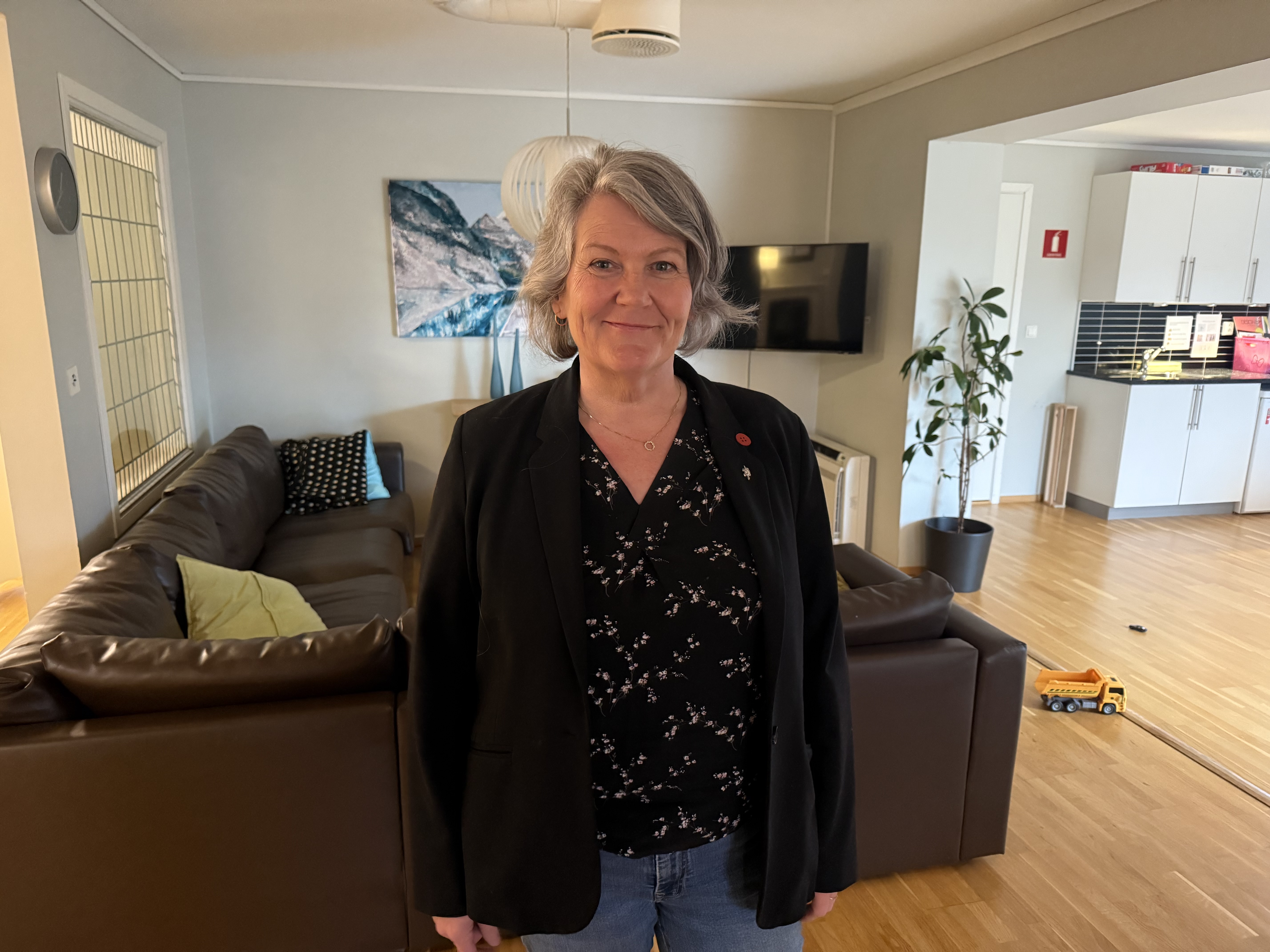 Daglig leder Britt Helen Aasbø gleder seg til de kan flytte inn i det nye krisesenteret i Aksdal. Hun har vært delaktig i prosessen de siste åtte årene.