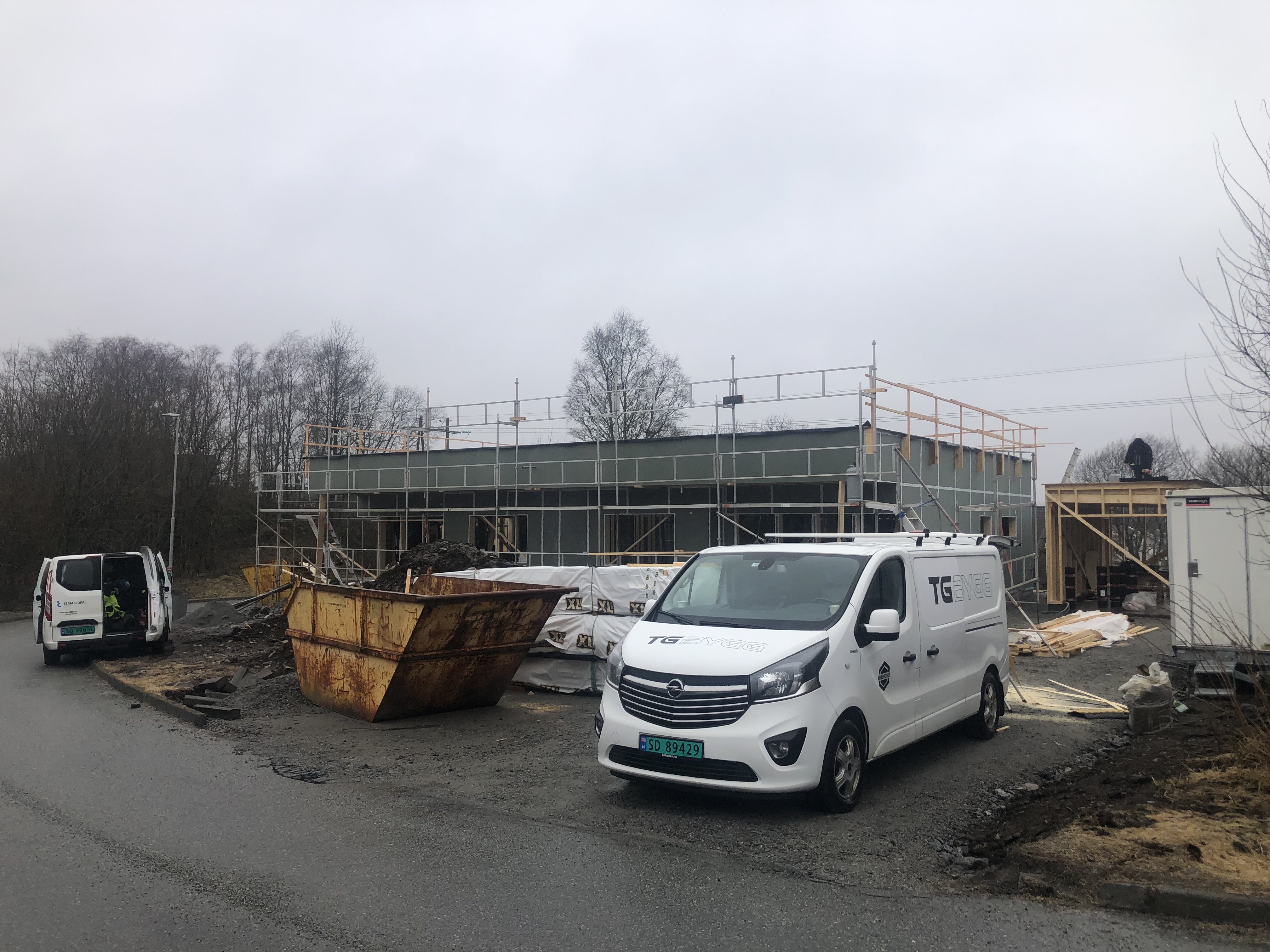 Nok en tomannsbolig reises på Kallevik Sør. 