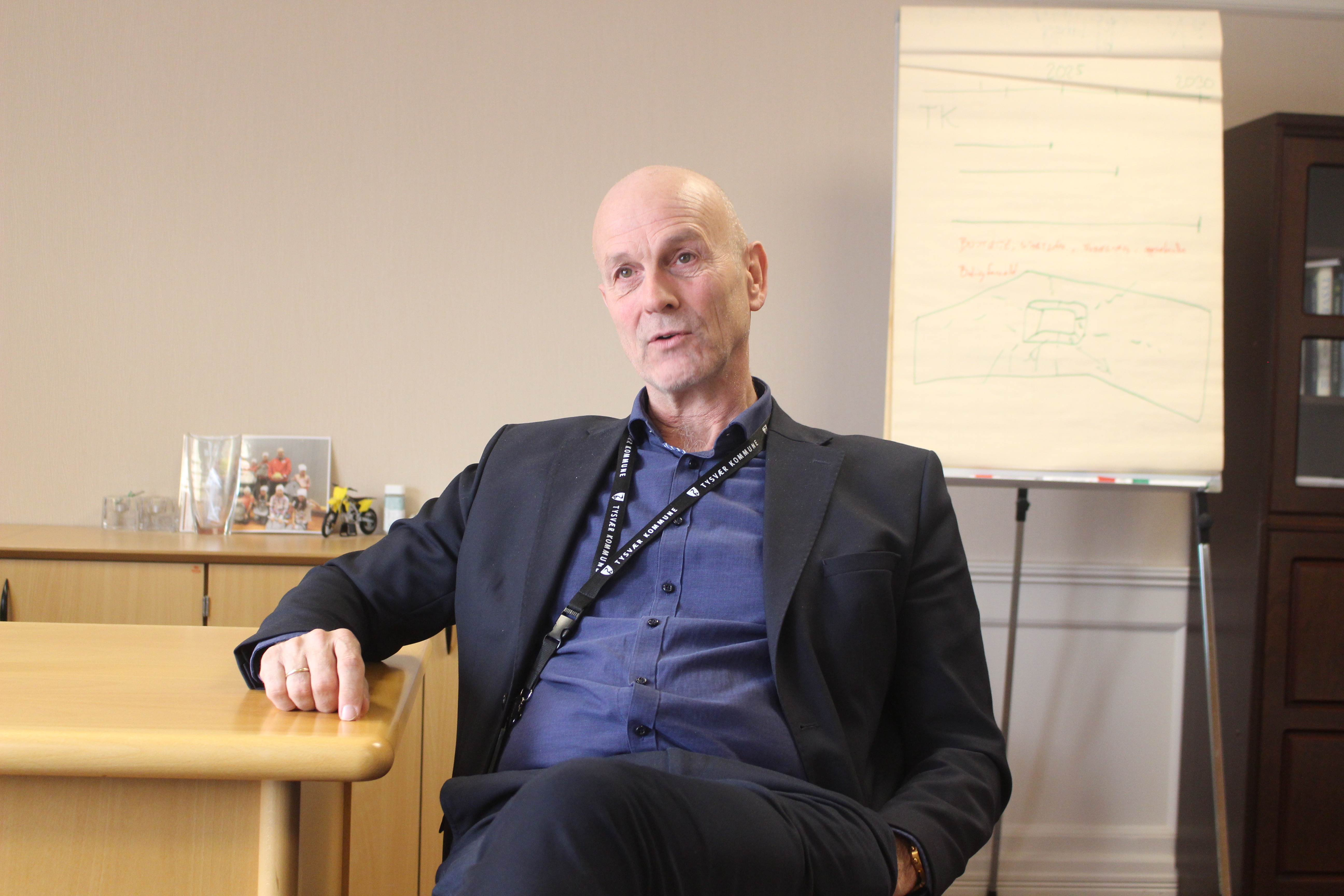 Kommunedirektør Sigurd Eikje bekrefter at de har satt opp kameraovervåkning ved nye FUS og Aksdal barnehage, samt planlegger ved flere tjenestebygg. – Dette er ikke en utvikling vi ønsker, og vi skulle svært gjerne sett at dette var unødvendig, formidler han. 
Arkivfoto: Marit Tvedt