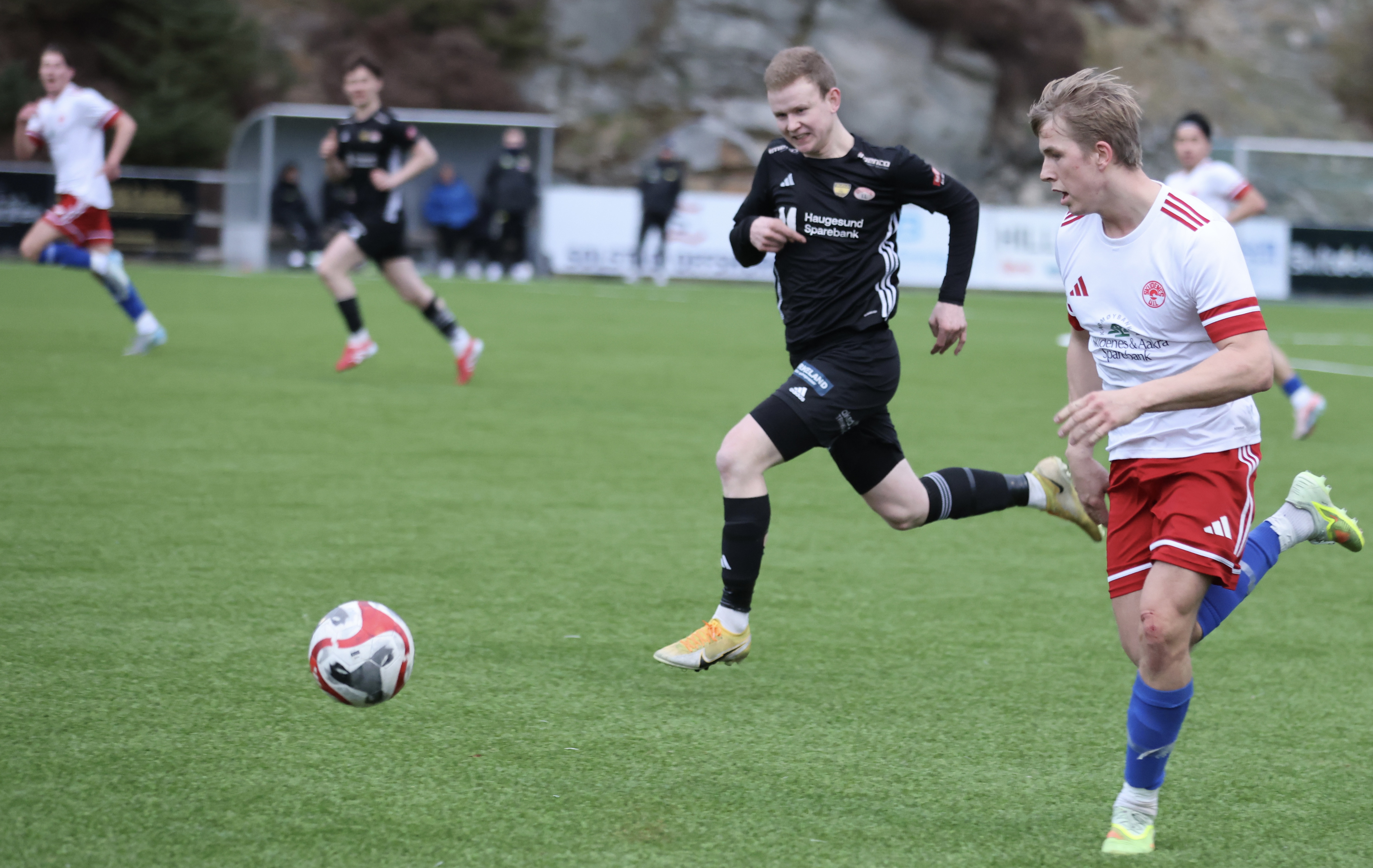 Nils Johan Vierdal ble matchvinner mot Ølen. Kan han score mot Sauda i cupen?. Foto: Alf-Einar Kvalavåg