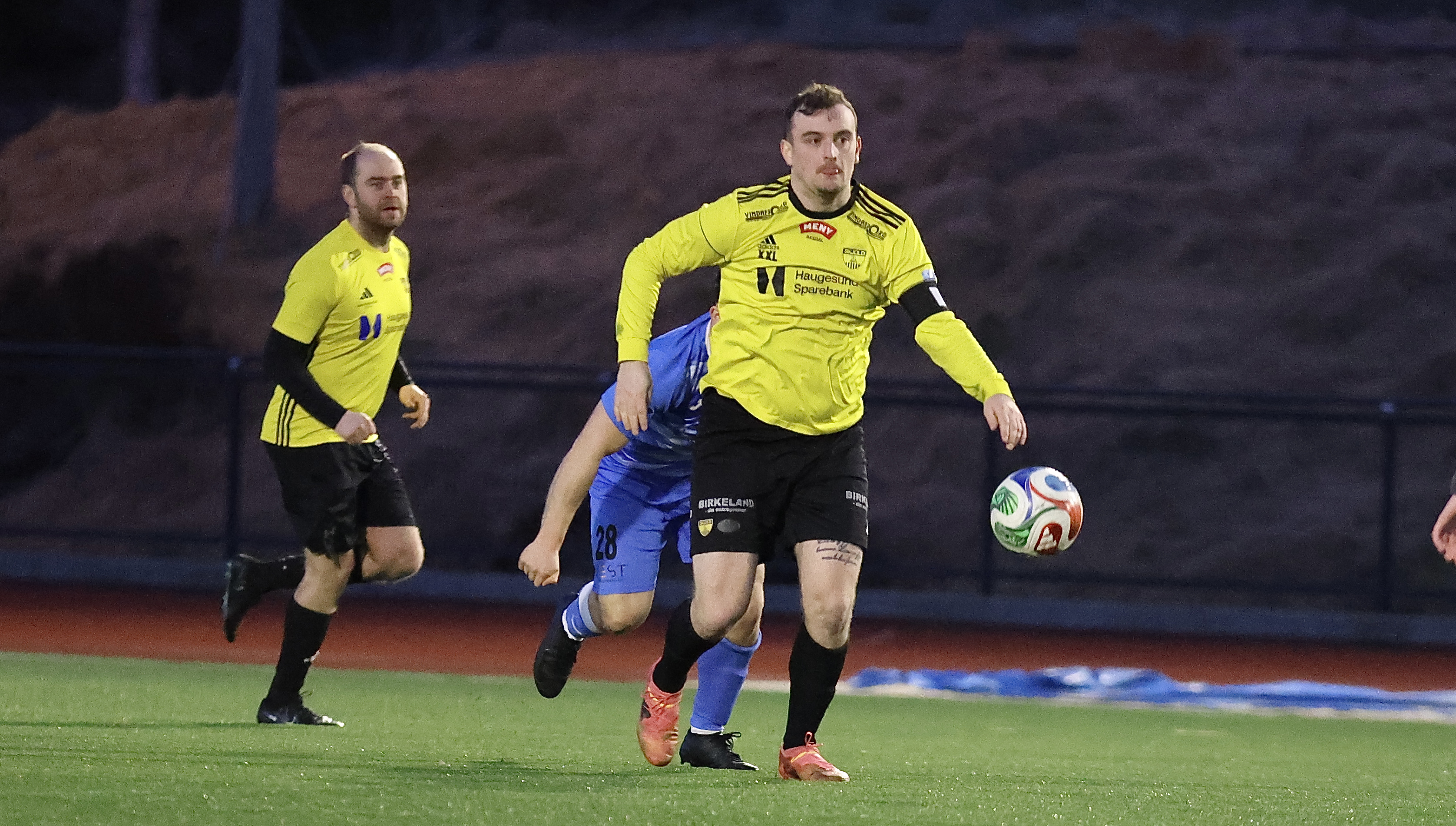 Petter Haraldseid med tre scoringer i kveldens seriekamp i 7. divisjon mot Avaldsnes 2. Arkivfoto: Alf-Einar Kvalavåg