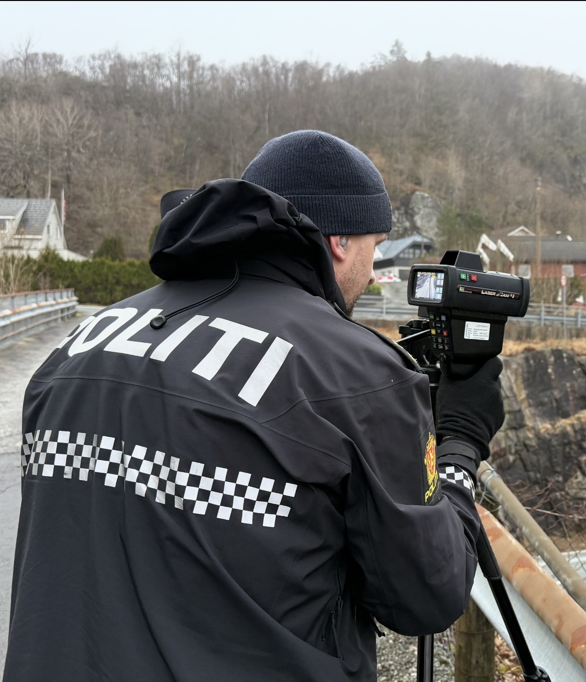 Arkivfoto fra tidligere hastighetskontroll i distriktet. 