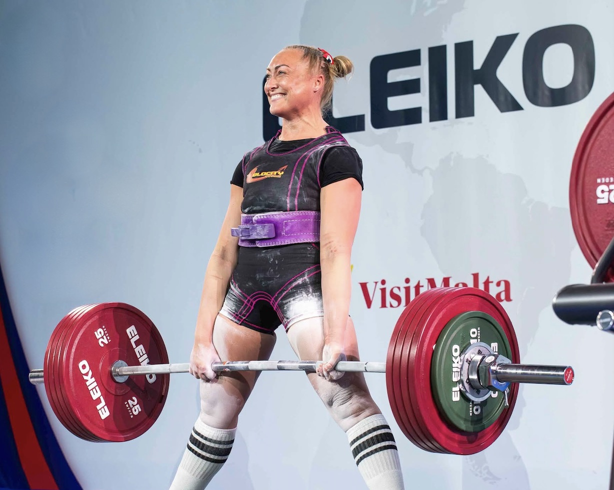 Marte gjør det sterkt i styrkeløft, og tok gull under under World Games i Chengdu i fjor sommer.