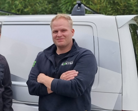 Ørjan Øvregård Løvås driver Helgesen & Løvås Elektro AS.