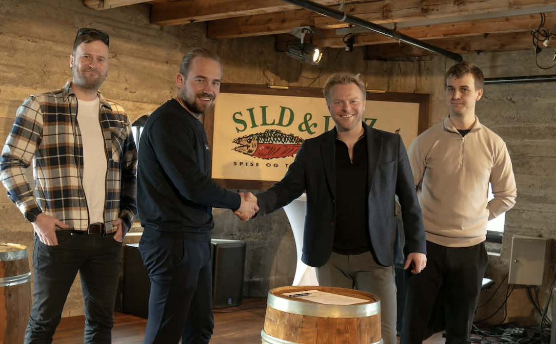 Fra venstre: Sindre Settemsdal - Kristian Østensvik - Petter Nistad - Christoffer Sternhoff. Foto: Privat
