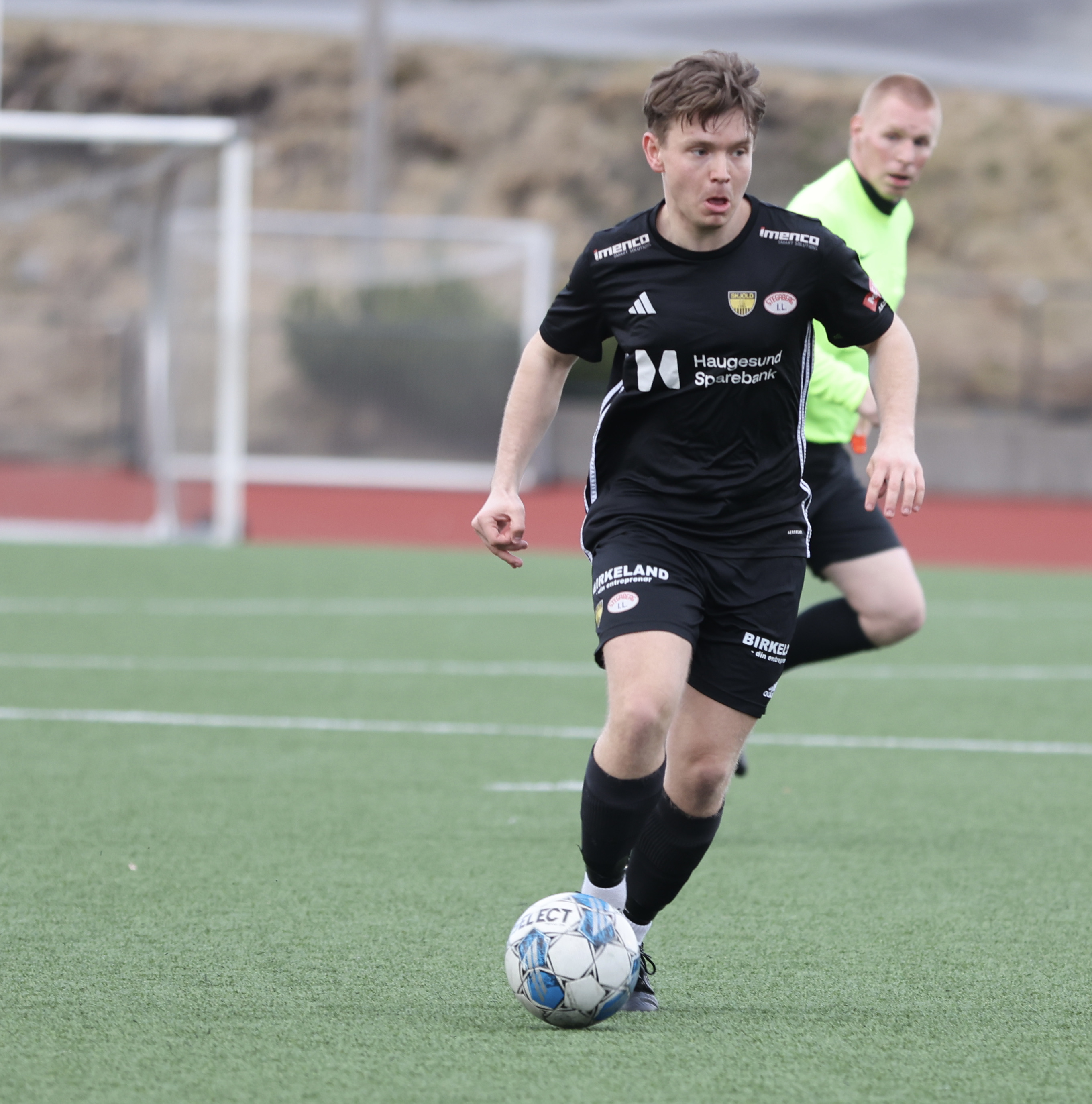 Stian Steinsland er eneste målscorer så langt i Grinde. Arkivfoto: Alf-Einar Kvalavåg