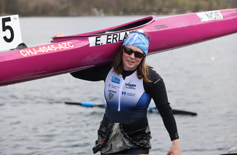 Elise Erland er en av få seniordamer til start i helgens norgescup. Foto: Alf-Einar Kvalavåg