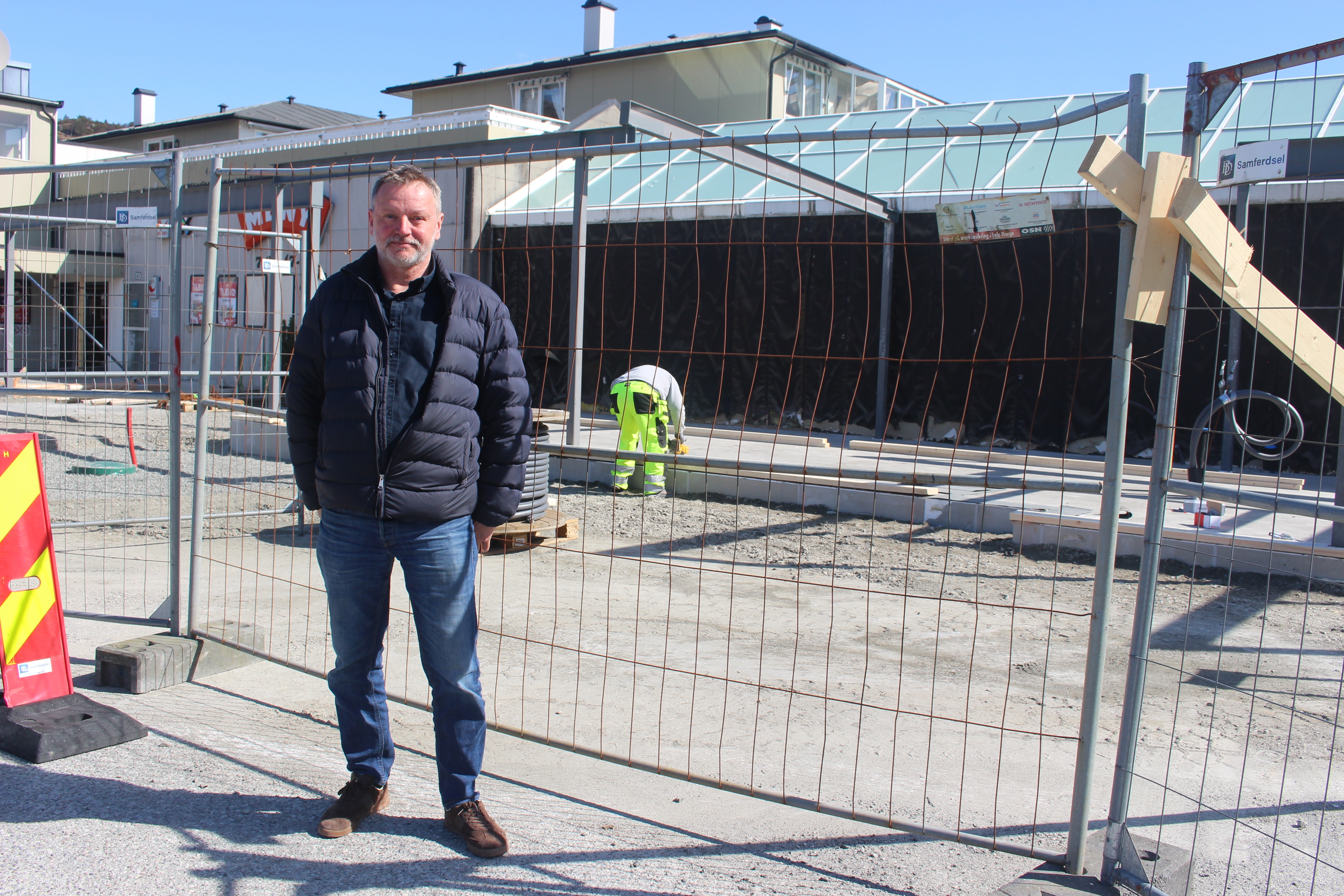 Frode Martin Yrke er avdelings- og fagleg leiar for utbygginga som nå skjer i Aksdal Senter. 