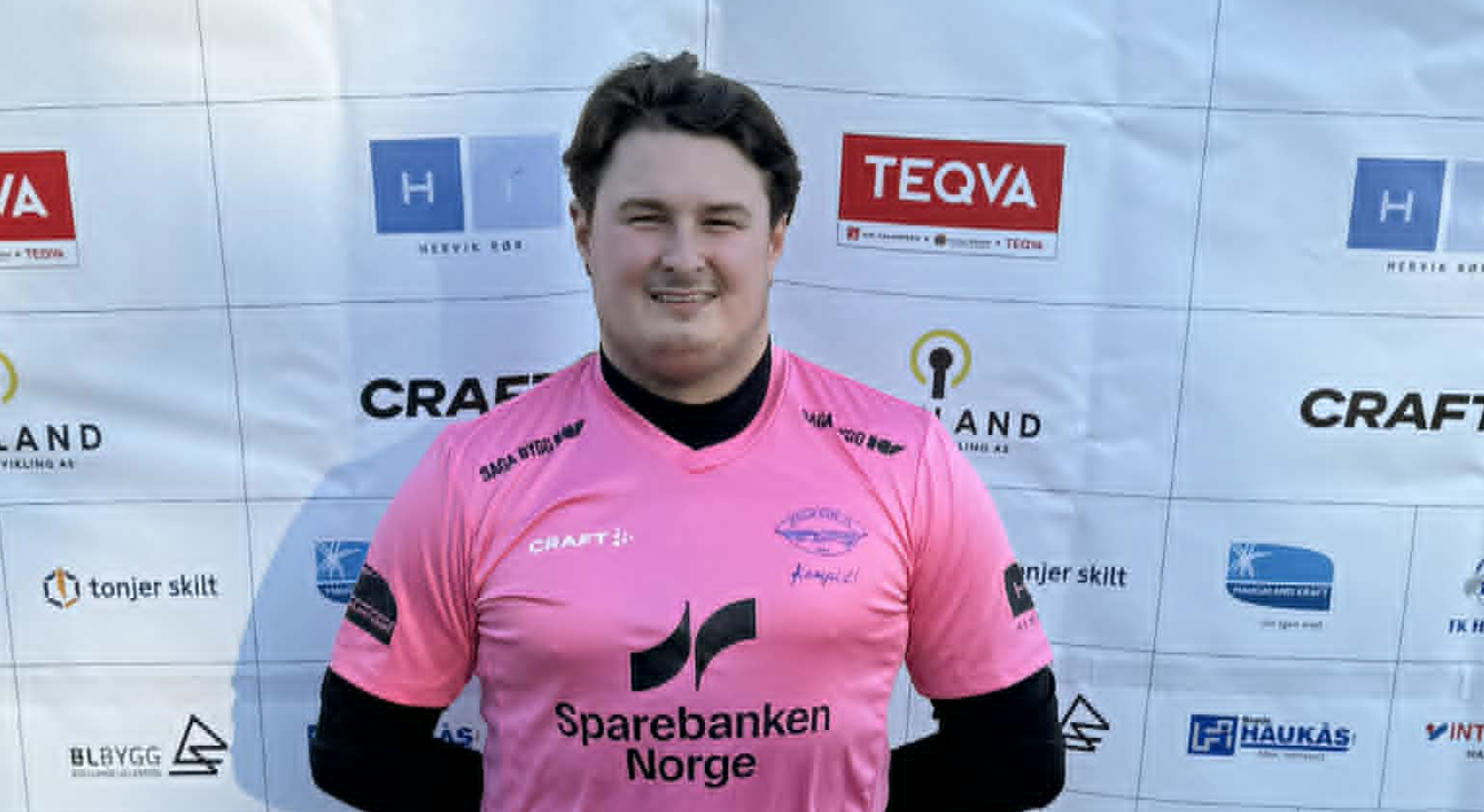 FIL-debutant i mål, James Whyte. Foto: Falkeid IL