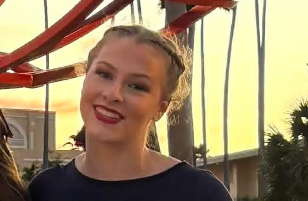Louise Fredriksen Buckley frå Nedstrand deltok under VM i cheerleading. Foto: Privat
