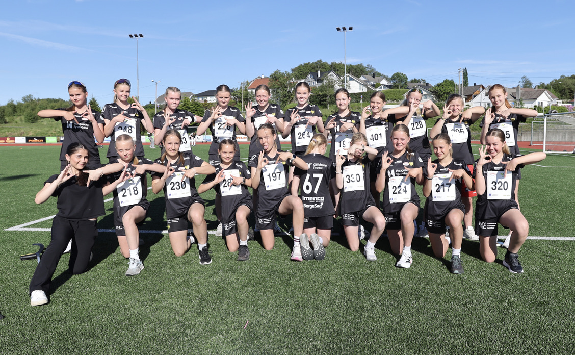 Serievinnere i går, i dag løp SStegaberg/Skjold- J14 Tysværtrimmen, og imponerte stort. Foto: Alf-Einar Kvalavåg