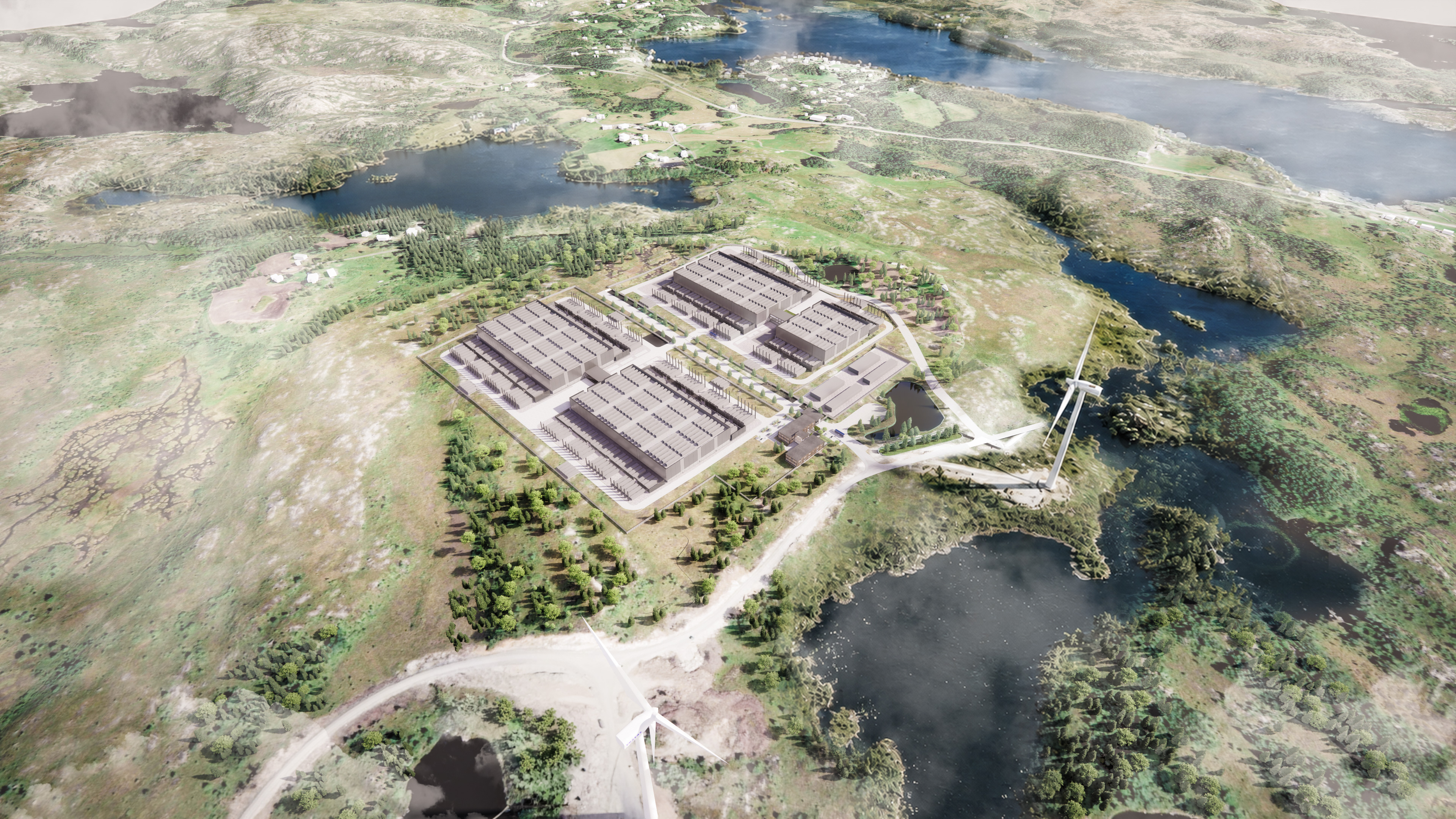 atNorth kjøper 360 mål i Haugaland Næringspark for å utvikle sitt nye datasenter. Anlegget utvikles for høydensitetsløsninger og skal rettes mot såkalte hyperscale-kunder med behov for betydelig skalerbarhet.  Første byggetrinn vil levere 120 MW, med planlagt opptrapping til 350 MW. 