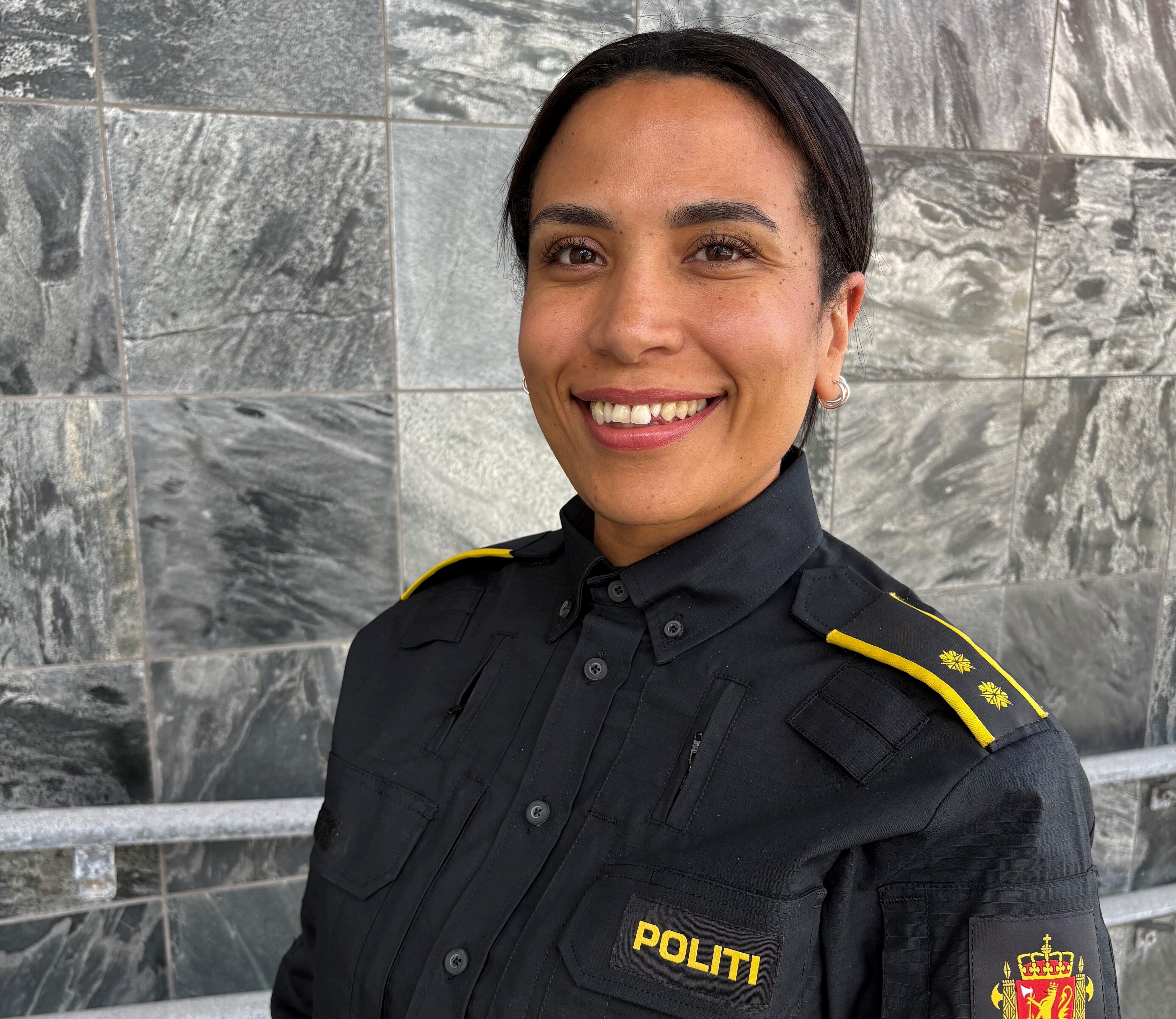 Kine Andersen har fått jobben som politikontakt for kommunene Bokn, Tysvær og Sveio. Foto: Politiet