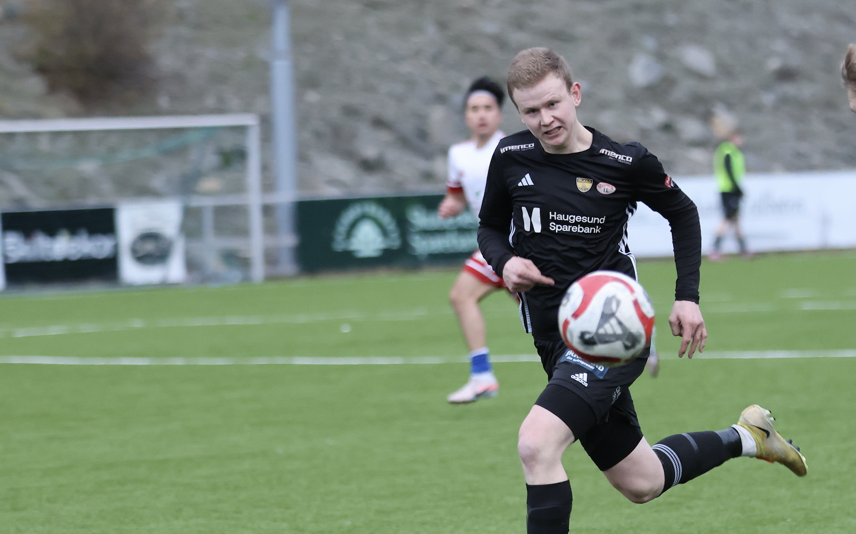 Nils Johan Vierdal scoret det viktige 1-0-målet i dagens kamp mot Staal 2. Arkivfoto: Alf-EInar Kvalavåg