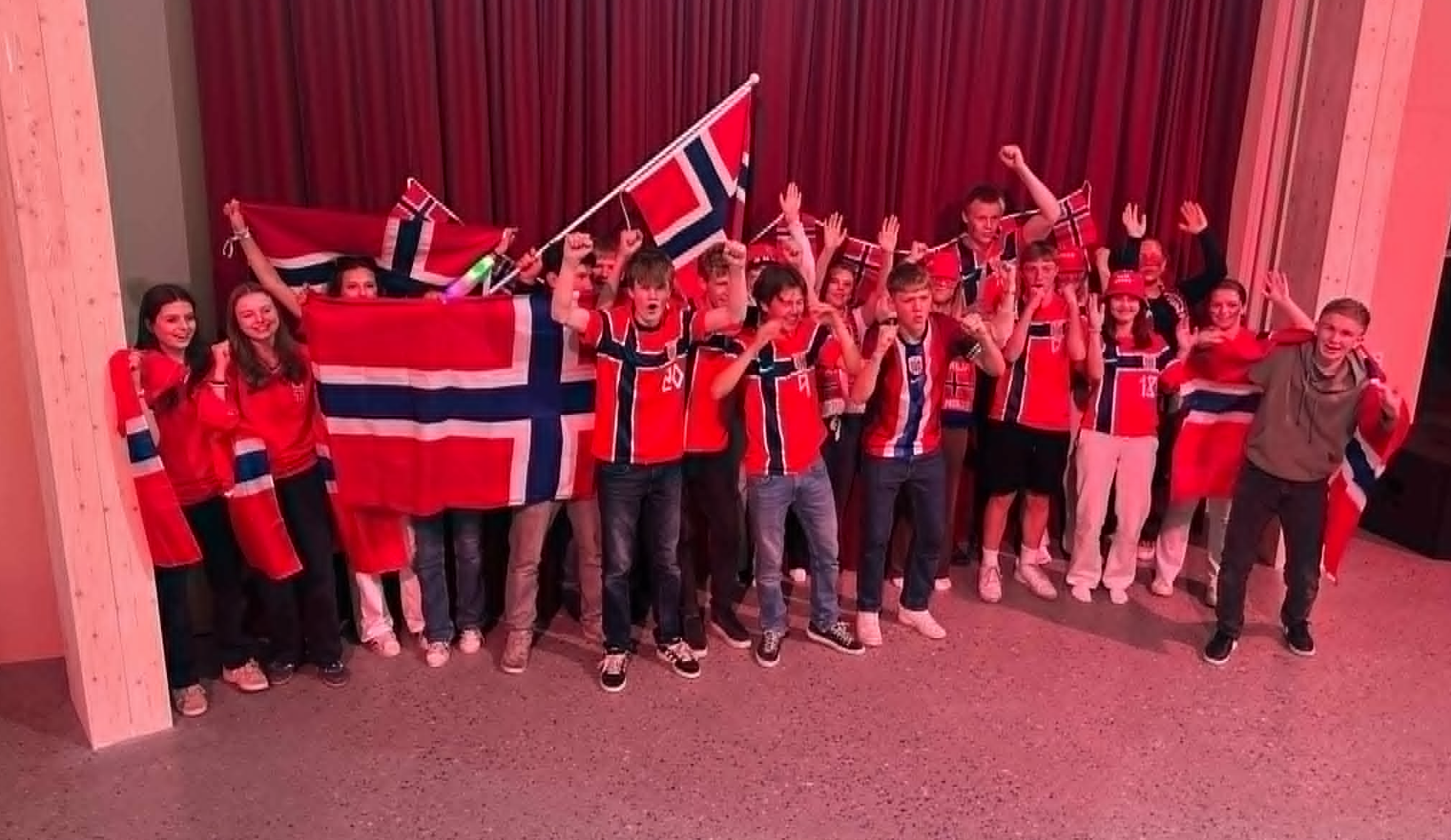 God stemning da Norge slo Senegal 3-2 i VM. Foto: FUS