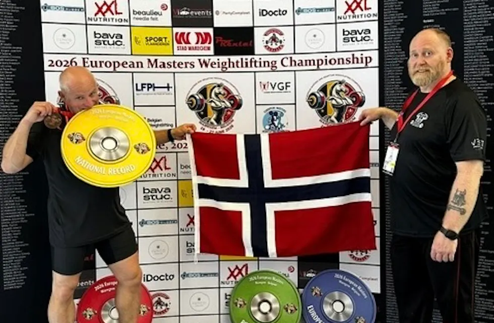 Ørjan Østhus og Dag Rønnevik var to av 22 utøvere som deltok i EM Masters i Belgia i helgen.