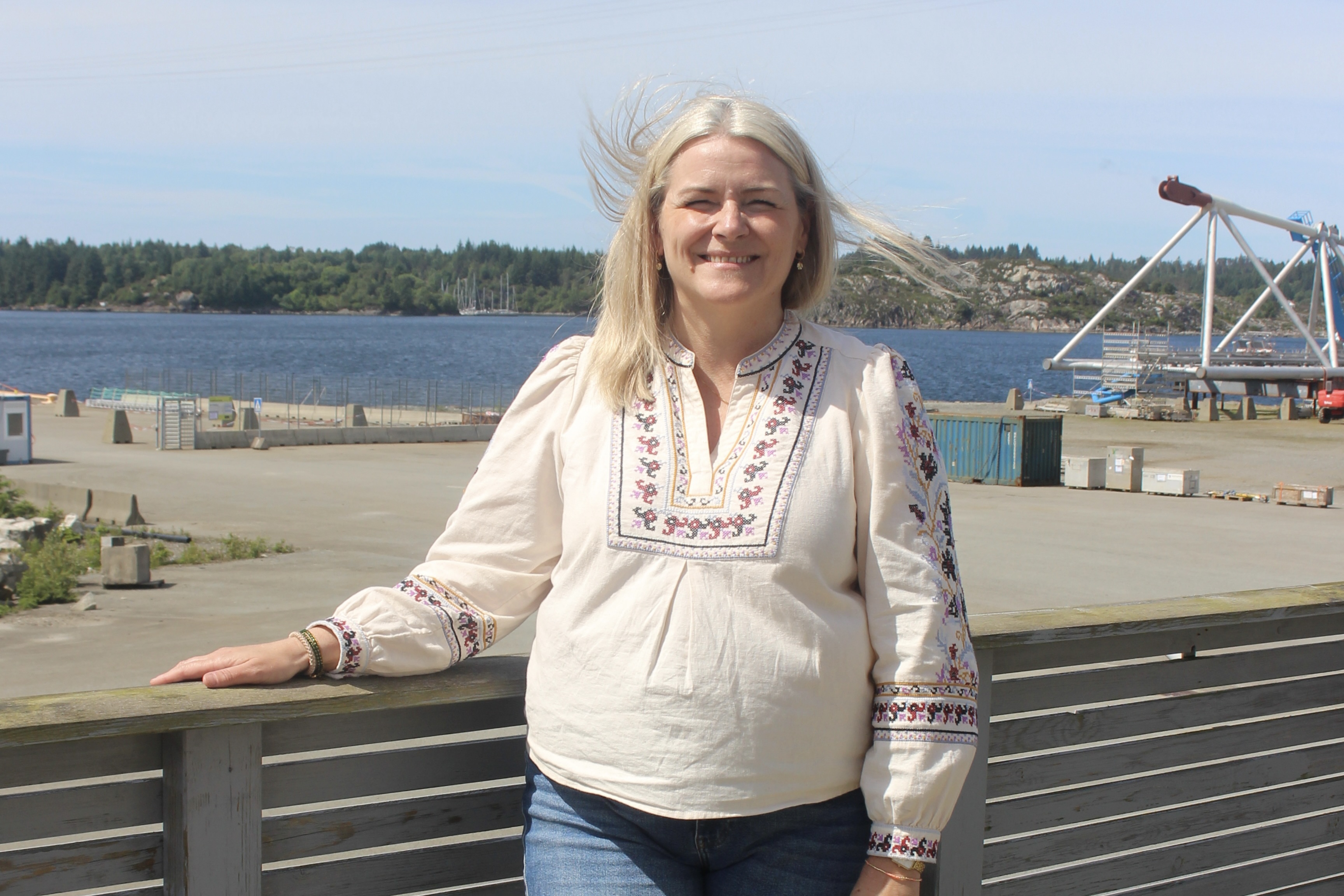 Tiril Fjeld har travle dagar som sjef for Haugaland Næringspark.
