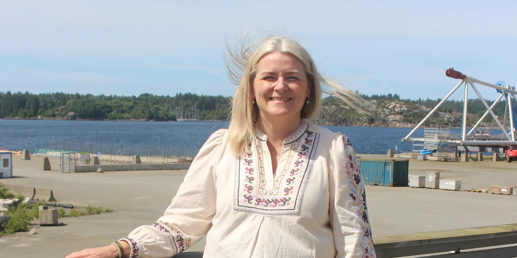 Tiril Fjeld har travle dagar som sjef for Haugaland Næringspark.