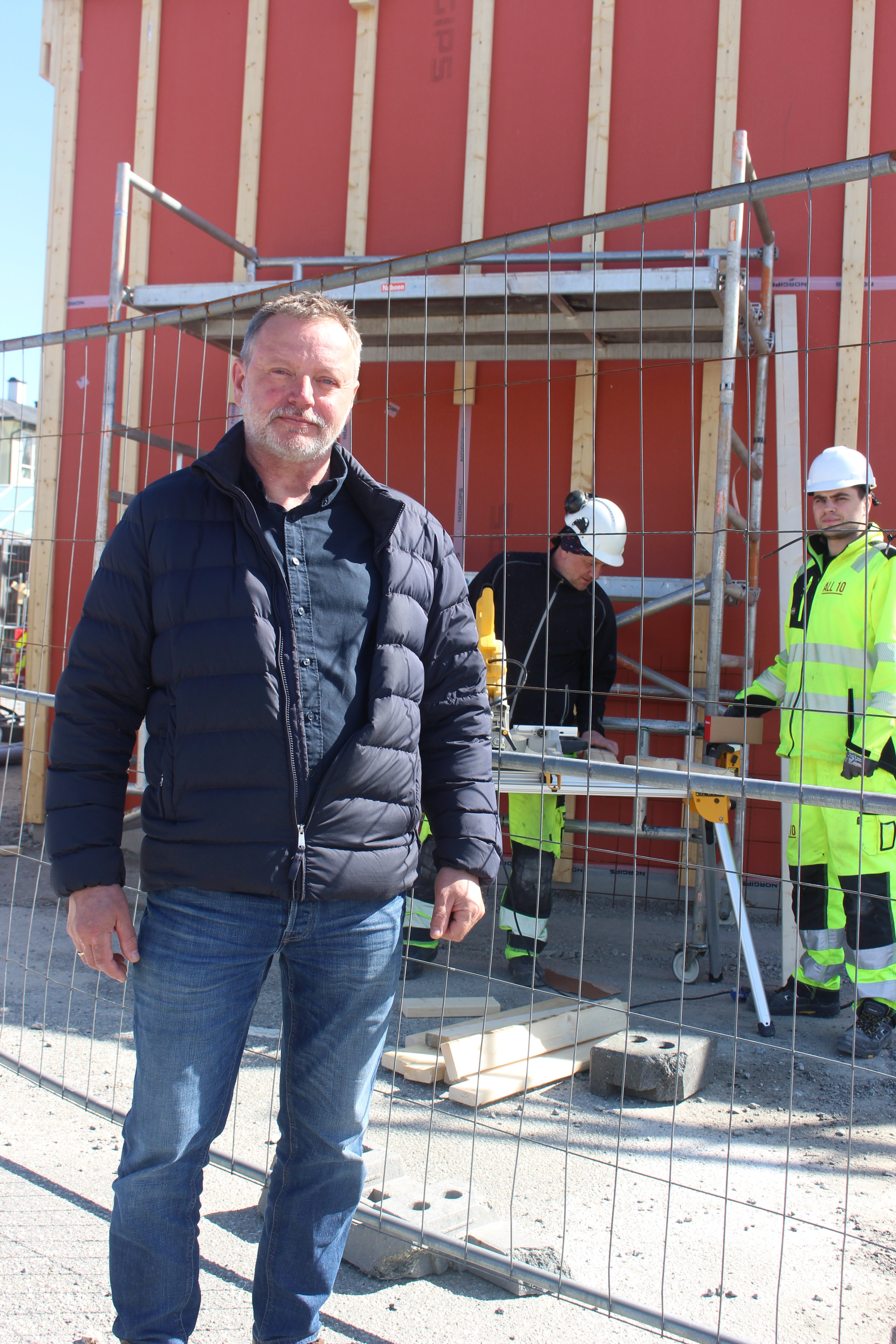 Frode Martin Yrke er ein travel mann om dagen, nå er det Aksdal Senter som har mye av fokuset.