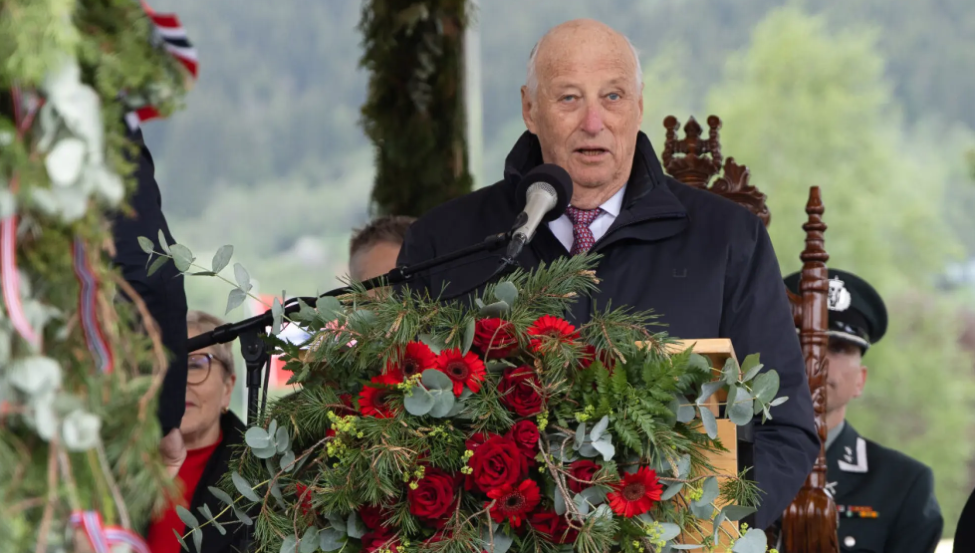 Bare 94 dager før han døde, var kong Harald på besøk i vår nabokommune Etne.