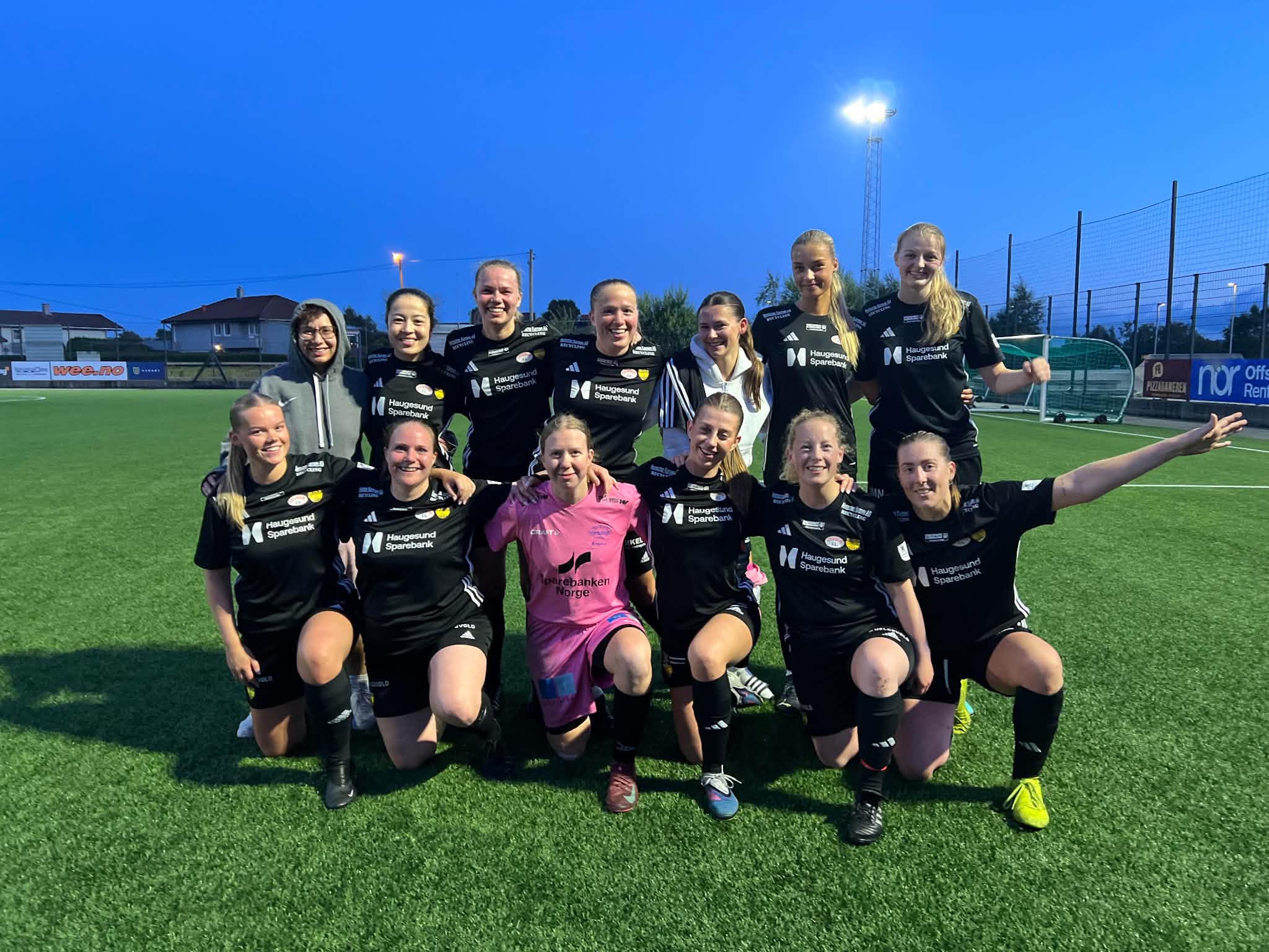 11-0 over bunnlaget. Neste uke venter tøffere motstand for Tysværdamene. Foto: Asbjørn Bakken