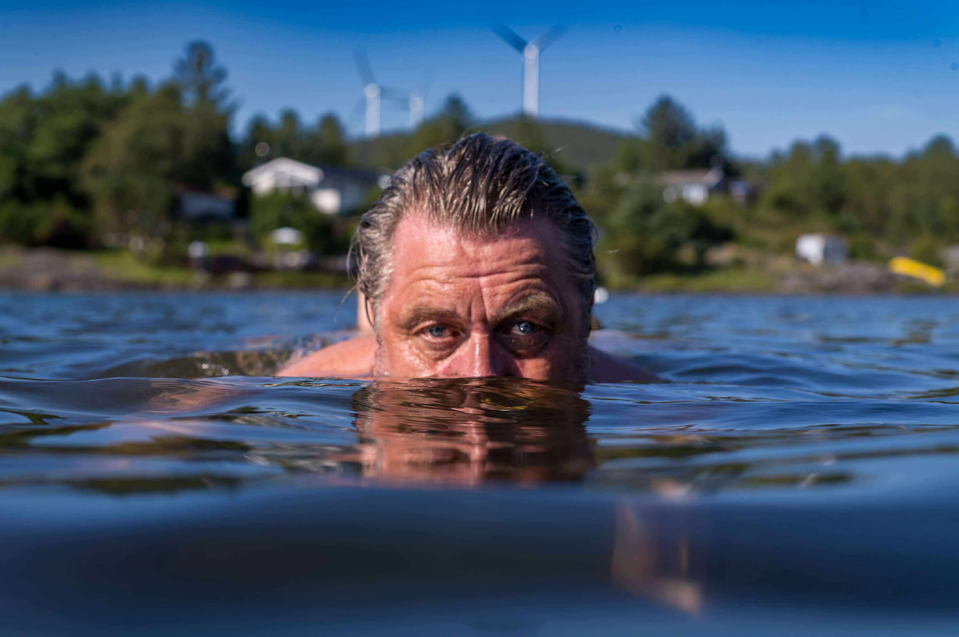 Bildetekst: John Harald der han liker seg best. I Søra Tysvær.