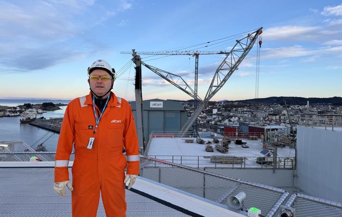Lars Inge Hellestveit, verfstleder Aibel Haugesund