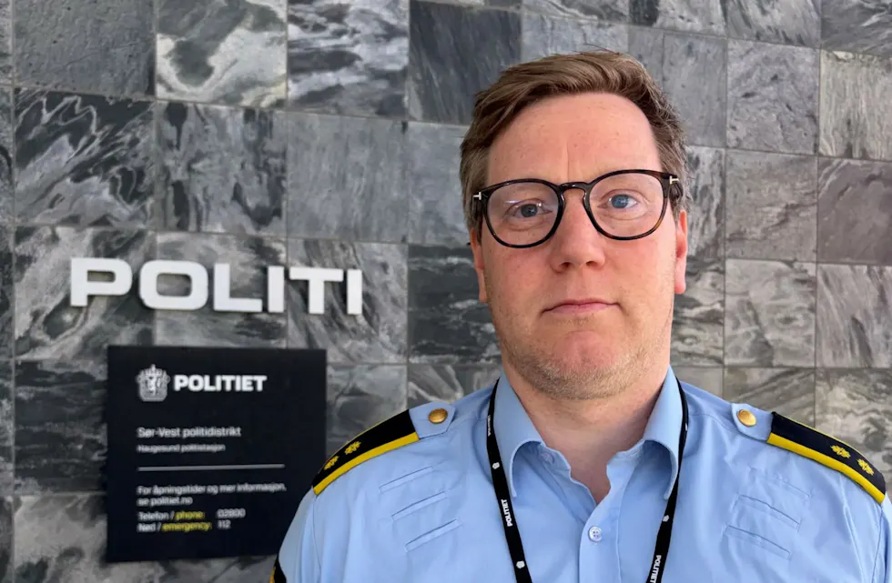 Jørgen Molnes, politioverbetjent og avsnittsleiar for førebyggande arbeid ved Haugesund politistasjon