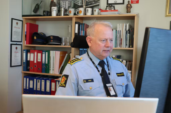 Edgar Mannes ved Haugesund politistasjon er bekymret for kapasiteten i psykiatrien. Arkivfoto.