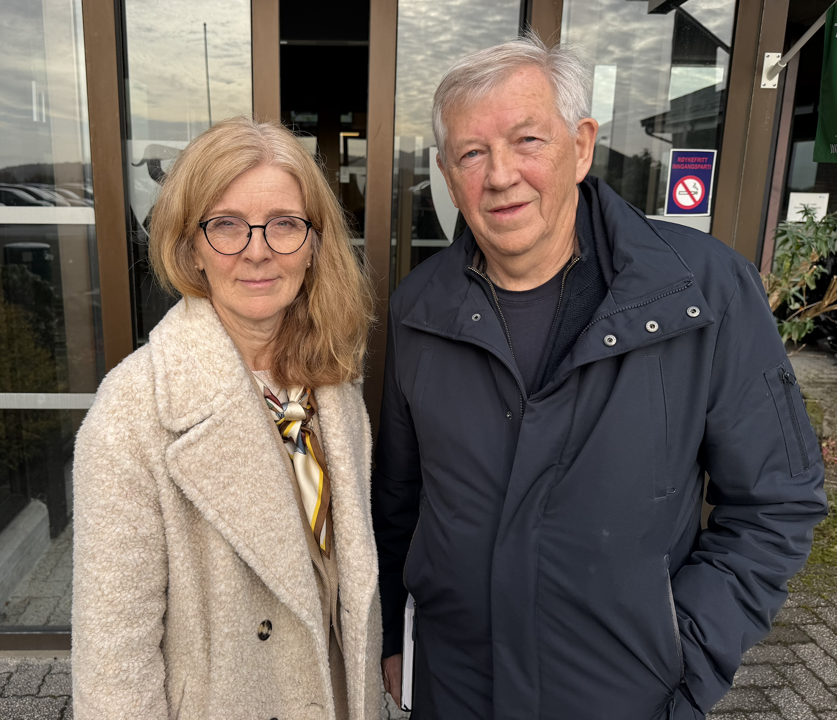 Gunn Marit Lygre (Krf) og Reidar Pedersen (Ap) blei ikkje overraska over det stramme budsjettforslaget. 
